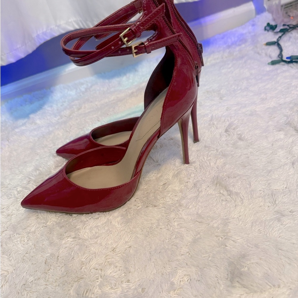 Elegant Red Stiletto Heels